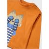 Fox Graphic T-Shirt, Orange - T-Shirts - 2
