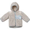 Woods Print Welsoft Jacket, Beige - Jackets - 1 - thumbnail