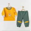 Teddy Graphic Pocket Outfit, Yellow - Mixed Apparel Set - 2