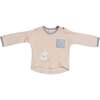 Bear Graphic Pocket Outfit, Beige - Mixed Apparel Set - 2