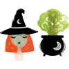 Witch & Cauldron Alligator Clips - Necklaces - 1 - thumbnail