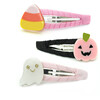 Ghost Pumpkin & Candy Corn Snap Clips - Hair Accessories - 1 - thumbnail