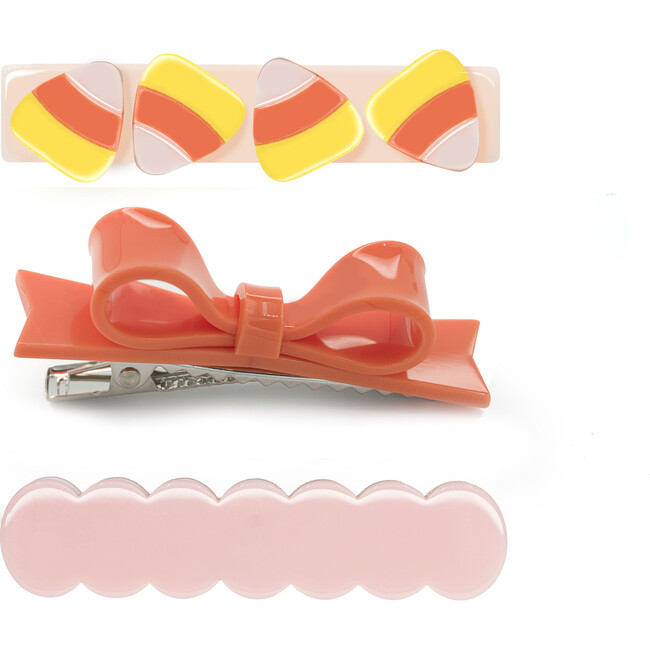 Candy Corn & Bowtie Alligator Clips