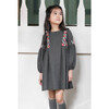 Sweet Winter Embroidered Dress - Dresses - 2