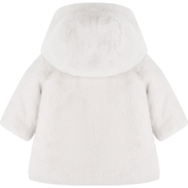 Faux Fur Ecru Baby Coat - Coats - 2