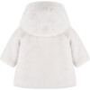 Faux Fur Ecru Baby Coat - Coats - 2