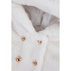 Faux Fur Ecru Baby Coat - Coats - 3