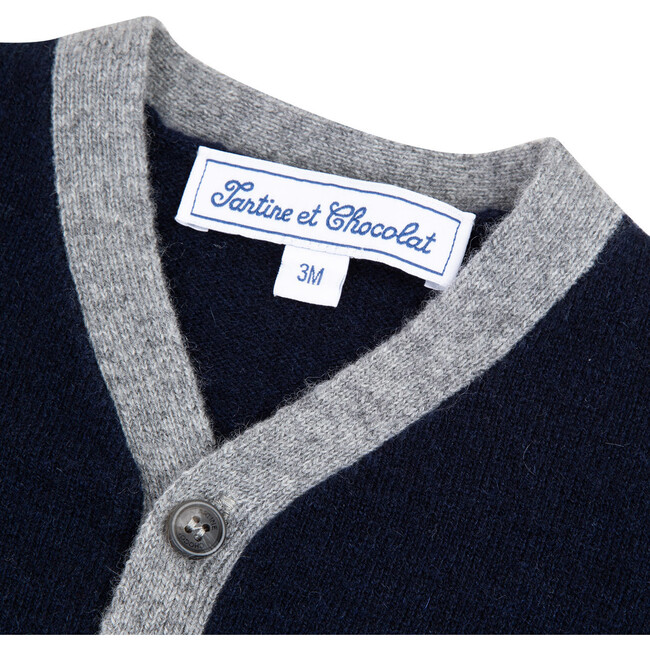 Marine Cashmere Baby Cardigan - Sweaters - 3