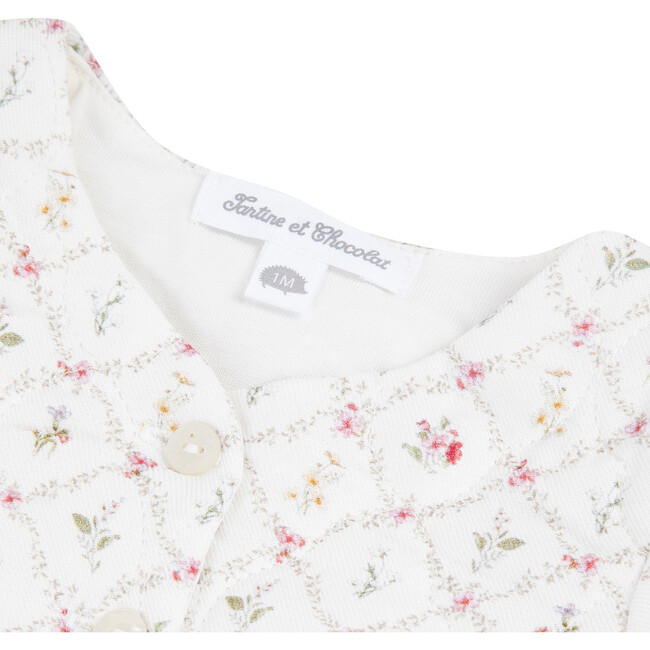 Delicate Floral Baby Jacket - Coats - 4