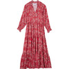Women's Sienna Maxi, Red Forest - Dresses - 1 - thumbnail