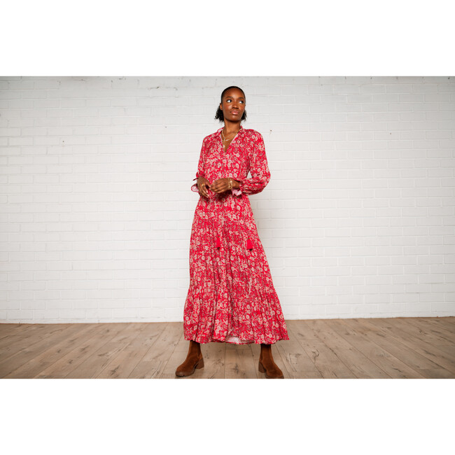 Women's Sienna Maxi, Red Forest - Dresses - 3