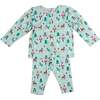 Santa Rib Lounge Set, Santa Print - Mixed Apparel Set - 1 - thumbnail