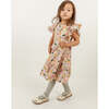 Modern Floral Twirl Dress, Floral Print - Dresses - 2
