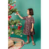 Winter Floral Celebration Dress, Floral Print - Dresses - 3