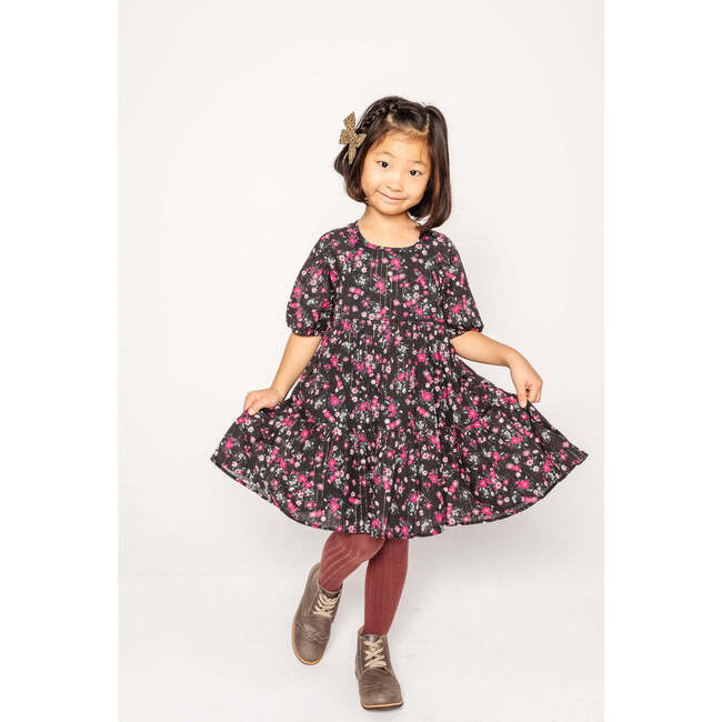Winter Floral Celebration Dress, Floral Print - Dresses - 5