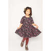 Winter Floral Celebration Dress, Floral Print - Dresses - 5