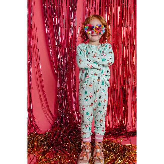 Santa Rib Lounge Set, Santa Print - Mixed Apparel Set - 5
