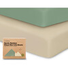 Gentle Bamboo Fitted Mini Crib Sheets, Hedges - Crib Sheets - 1 - thumbnail