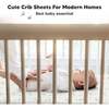 Fitted Crib Sheet, Bunnies - Crib Sheets - 4