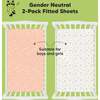 Fitted Crib Sheet, Butterflies - Crib Sheets - 5