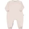 Fleece Jumpsuit, Blush - Rompers - 1 - thumbnail