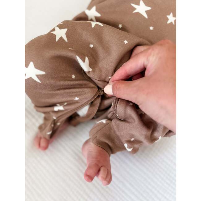 Fleece Jumpsuit, Wonky Stars Daze - Rompers - 3