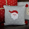 Grey Santa Pillow - Decorative Pillows - 2