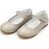 Lucille Scalloped Flat, Almond - Flats - 1 - thumbnail