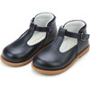 Louise Scalloped T-Strap, Navy - Mary Janes - 1 - thumbnail
