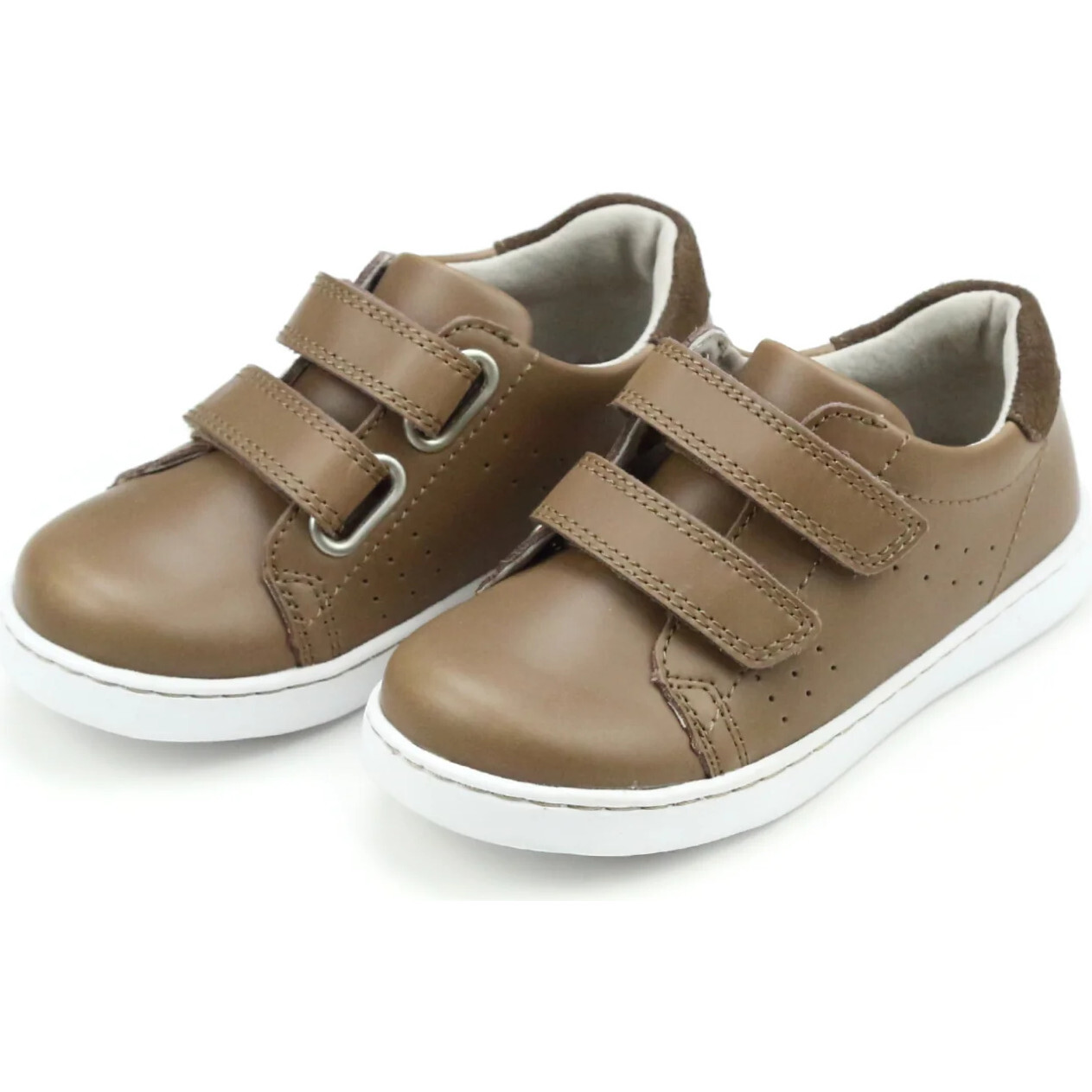 Kyle Double Velcro Sneaker, Mocha - Sneakers - 1
