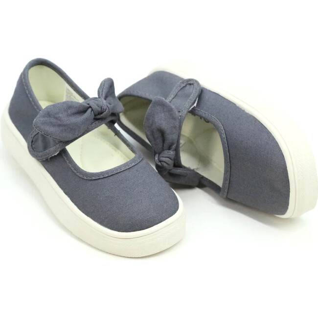 Zoe Bow Mary Jane, Gray - Mary Janes - 3