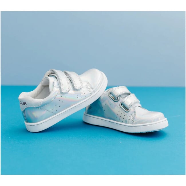 Kenzie Double Velcro Sneaker, Holographic - Sneakers - 3