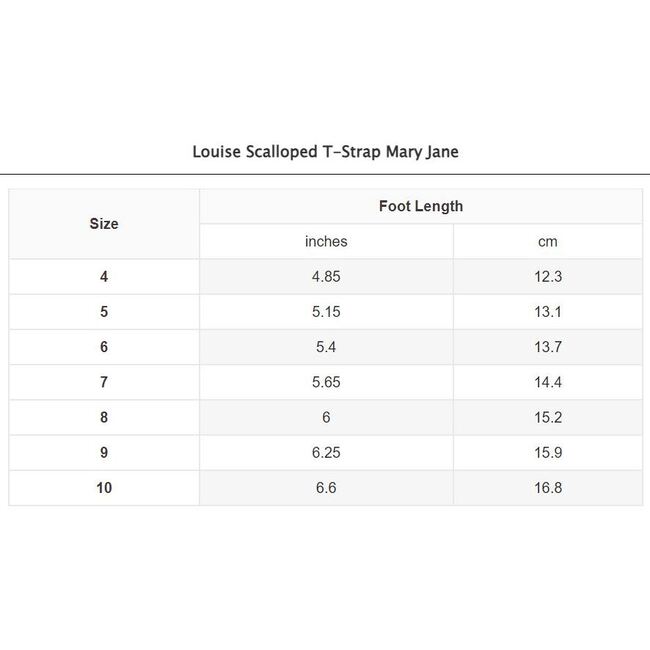 Louise Scalloped T-Strap, Navy - Mary Janes - 4