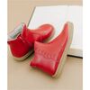 Marla Perforated Boot, Red - Boots - 3