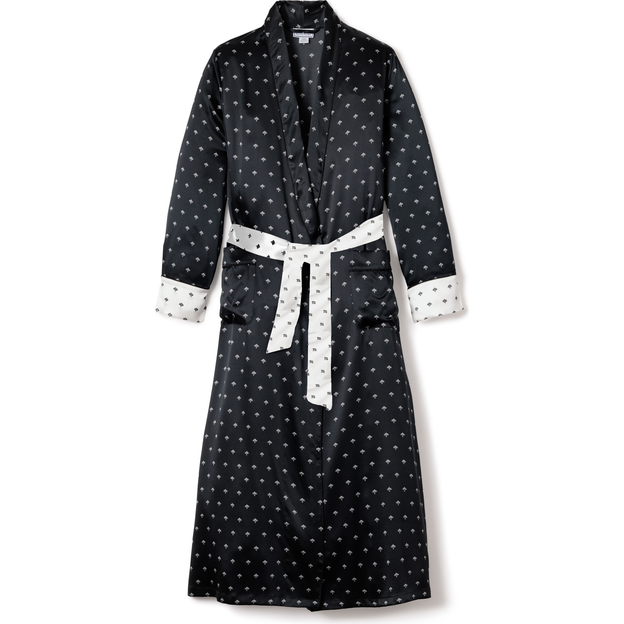 Petite Plume Imperial Tartan Cotton Flannel Robe