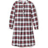 Women's Beatrice Nightgown, Balmoral Tartan - Nightgowns - 1 - thumbnail