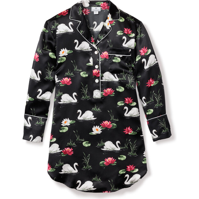 Mulberry Silk Nightshirt, 5th Avenue Swans