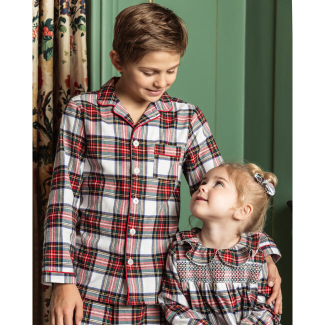 Pajama Set, Balmoral Tartan - Pajamas - 4