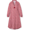 Luxe Pima Garbo Nightgown, Bordeaux Paisley - Nightgowns - 1 - thumbnail