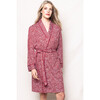 Luxe Pima Robe, Bordeaux Paisley - Robes - 2