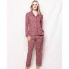 Luxe Pima Pajama Set, Bordeaux Paisley - Pajamas - 2