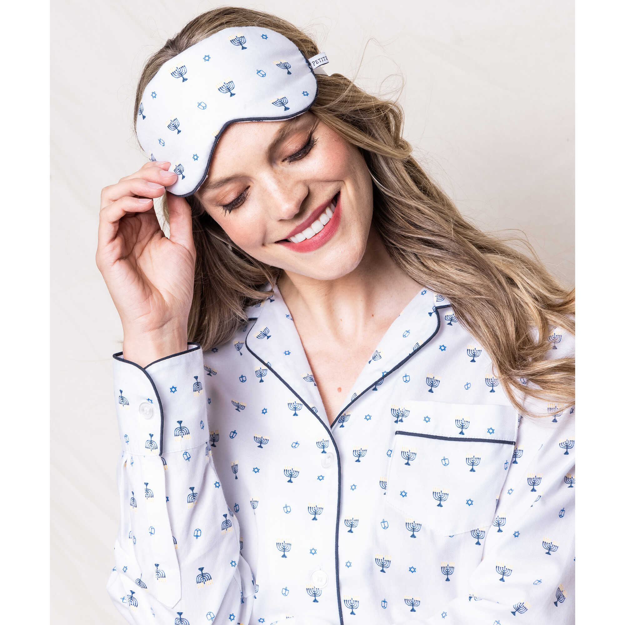 Women's Pajama Set, Hanukkah - Petite Plume Pajamas & Robes