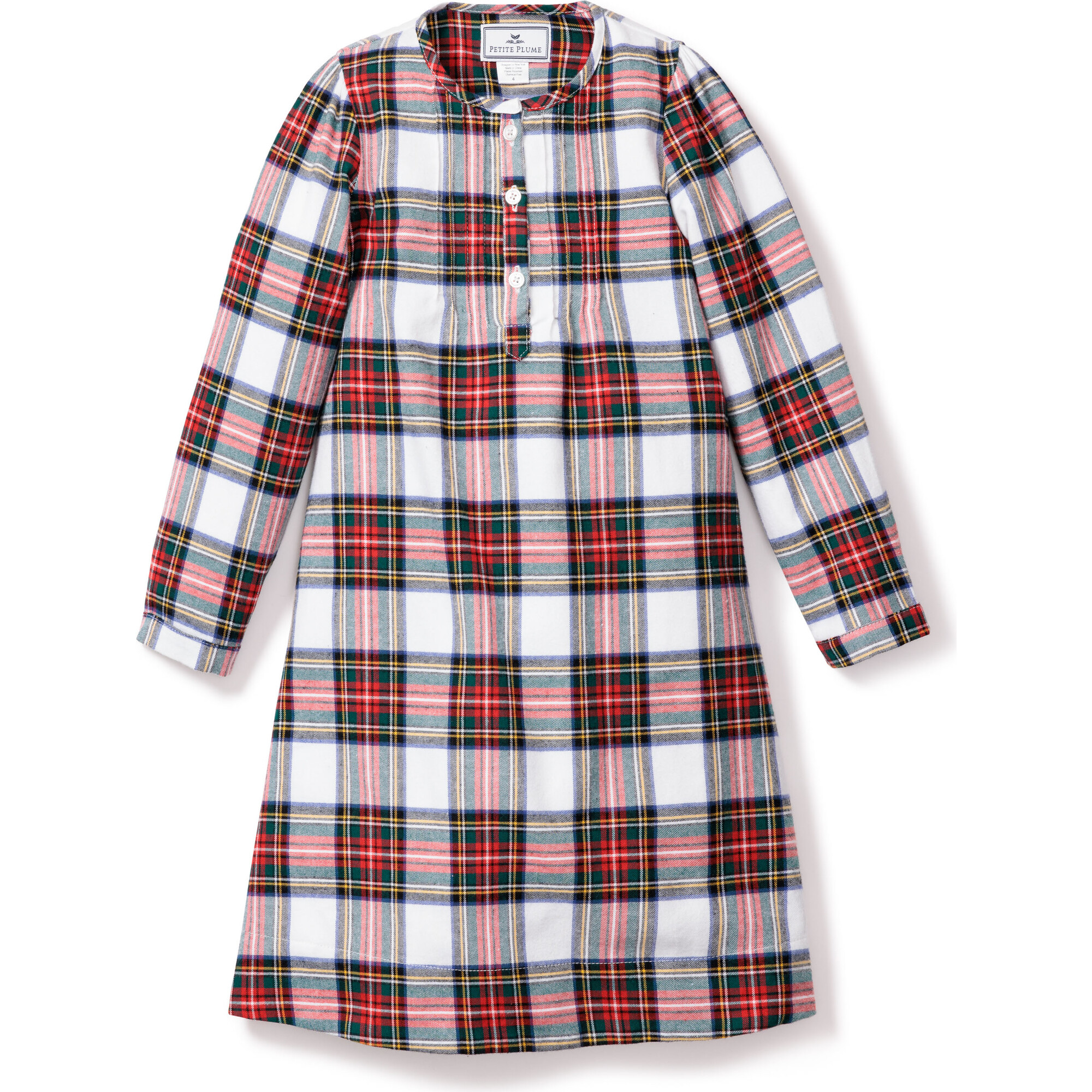 Beatrice Nightgown, Balmoral Tartan - Nightgowns - 1