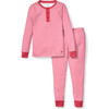 100% Pima Cotton Pajamas, Red Stripe - Pajamas - 1 - thumbnail