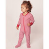 100% Pima Cotton Romper, Red Stripe - Rompers - 2