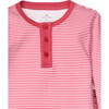 100% Pima Cotton Pajamas, Red Stripe - Pajamas - 2