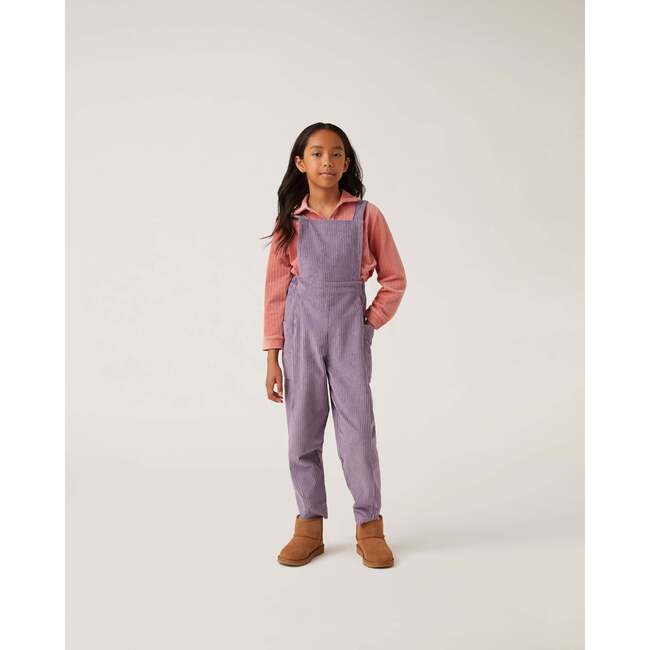 Farmers Corduroy Overalls, Purple - Overalls - 2