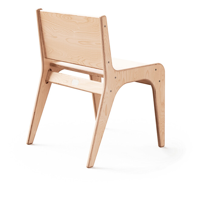 Wooden Montessori Chair, Natural - Kids Seating - 3