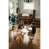 Wooden Rounded Square Activity Table, Natural & White - Play Tables - 5