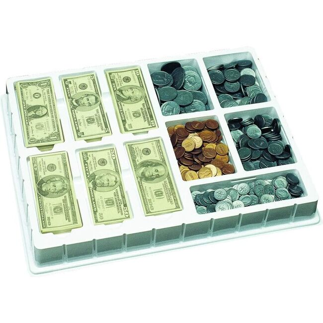 Play Money — Coins & Bills Deluxe Tray